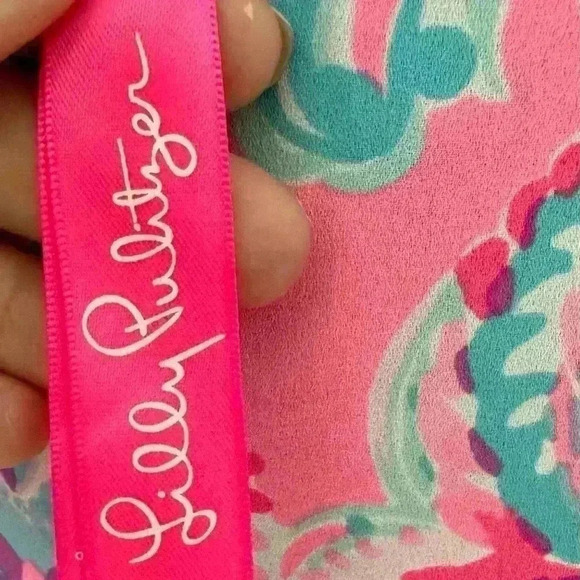 75. Lilly Pulitzer XXS Sleeveless Multicolor Floral Reversible Tank Top Florin - Picture 6 of 8